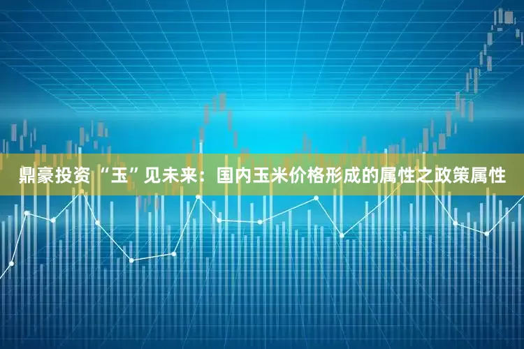 鼎豪投资 “玉”见未来：国内玉米价格形成的属性之政策属性